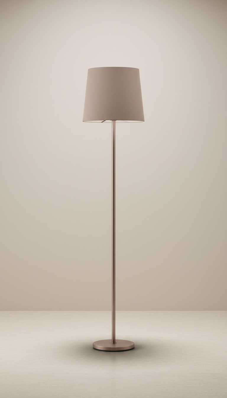 Satin Bronze Floor Lamp with Dimmer